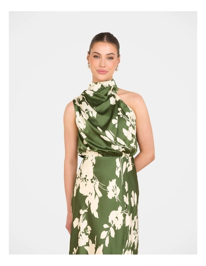 Calais Satin Midi Dress image 4