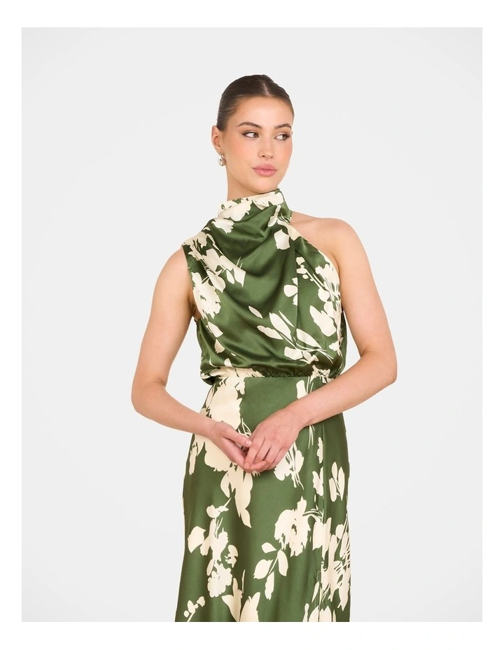 Calais Satin Midi Dress image 5
