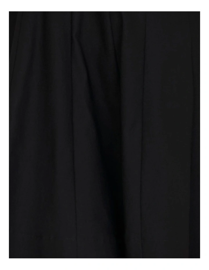 Simone Square Neck Mini Dress in Black image 6