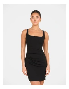 Huxland Square Neck Mini Dress