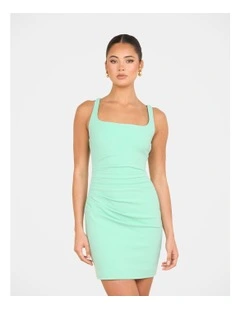 Huxland Square Neck Mini Dress