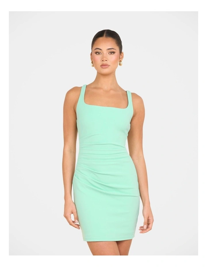 Huxland Square Neck Mini Dress image 1