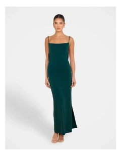 Slater Cowl Neck Gown in Blue