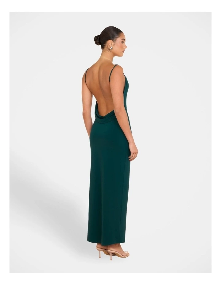 Slater Cowl Neck Gown in Blue image 2
