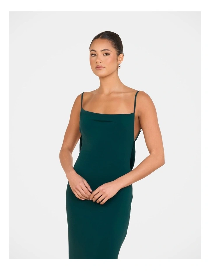 Slater Cowl Neck Gown in Blue image 4