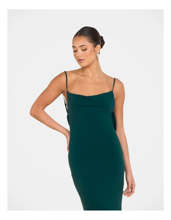 Slater Cowl Neck Gown in Blue image 5