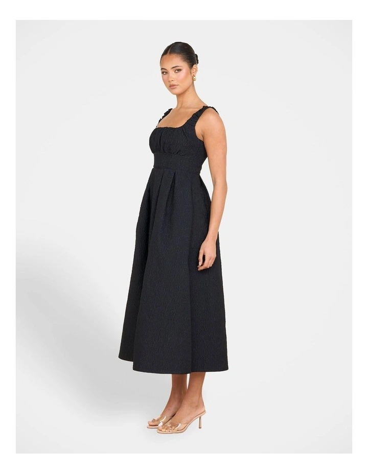 Idol A-line Midi Dress in Blue image 3