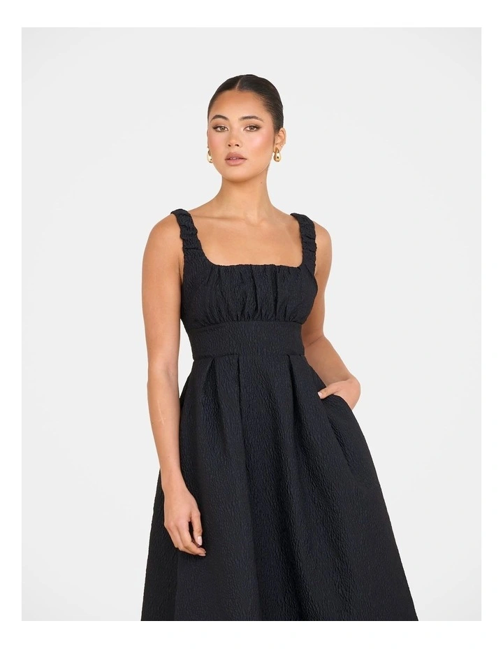 Idol A-line Midi Dress in Blue image 4