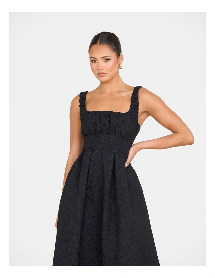 Idol A-line Midi Dress in Blue image 5