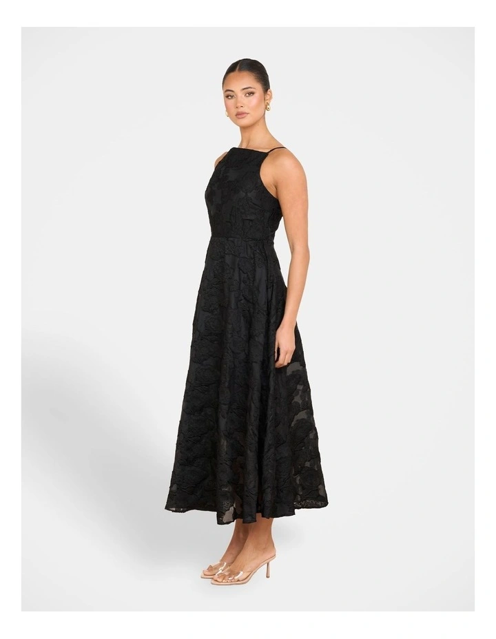 Sevyn A-line Maxi Dress in Black image 3