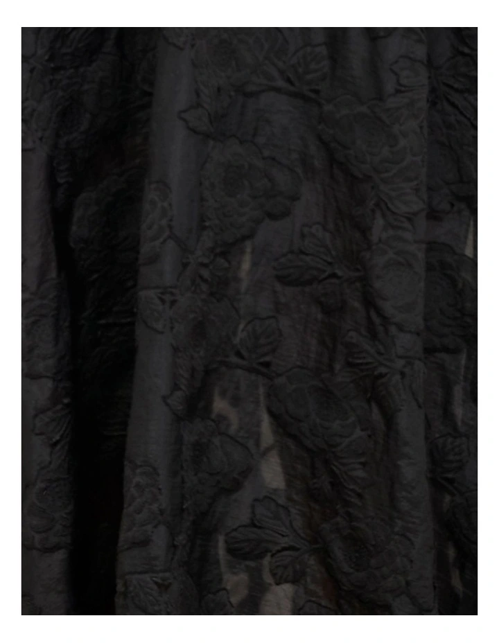 Sevyn A-line Maxi Dress in Black image 6