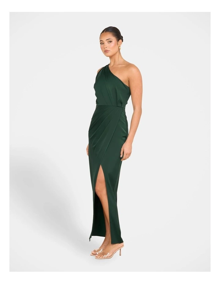 Ulya One Shoulder Satin Gown image 1