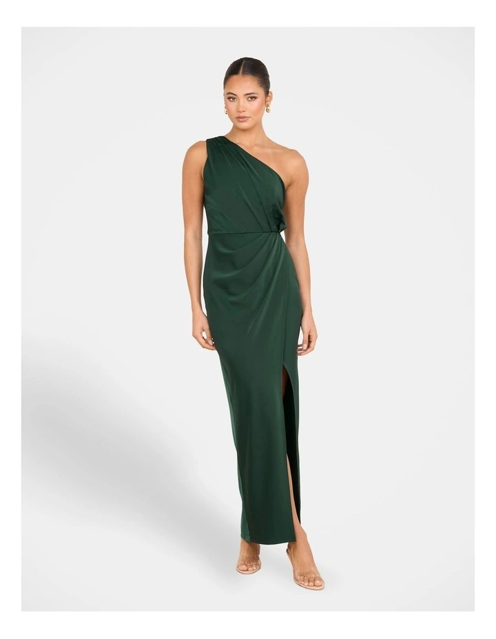 Ulya One Shoulder Satin Gown image 3