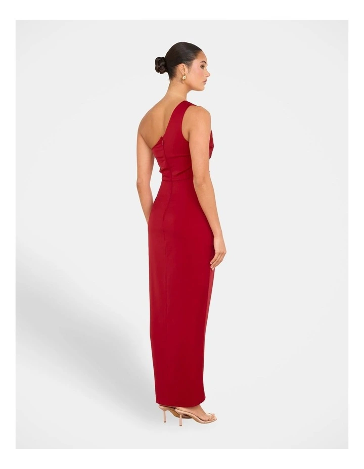 Ulya One Shoulder Satin Gown image 3
