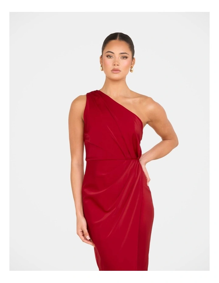 Ulya One Shoulder Satin Gown image 4