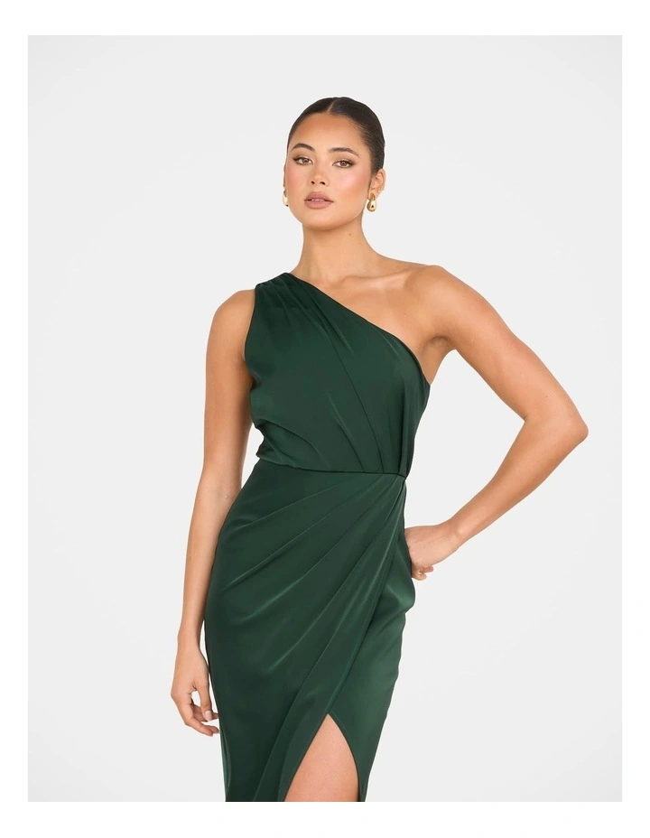 Ulya One Shoulder Satin Gown image 6