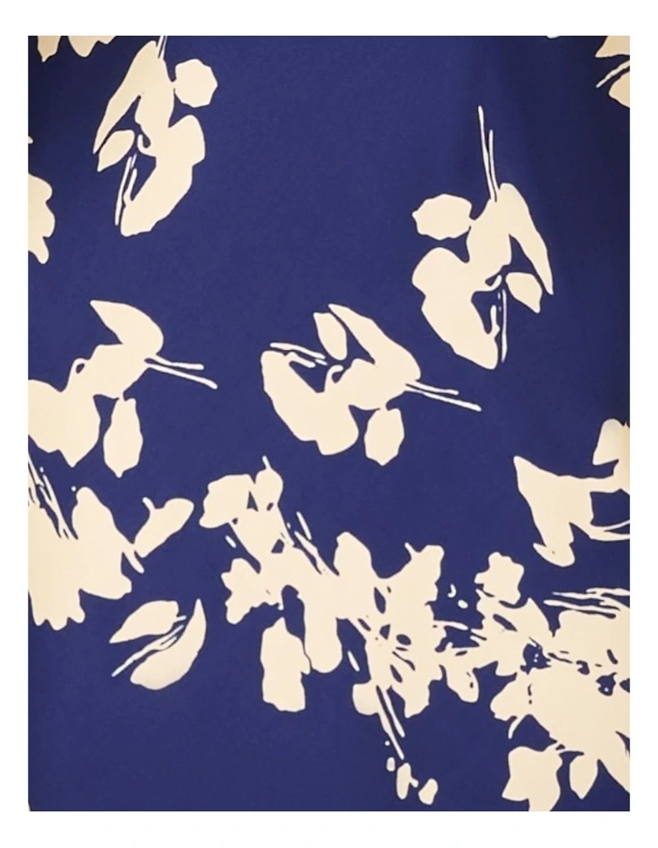 Erie Satin Maxi Dress in Print image 6