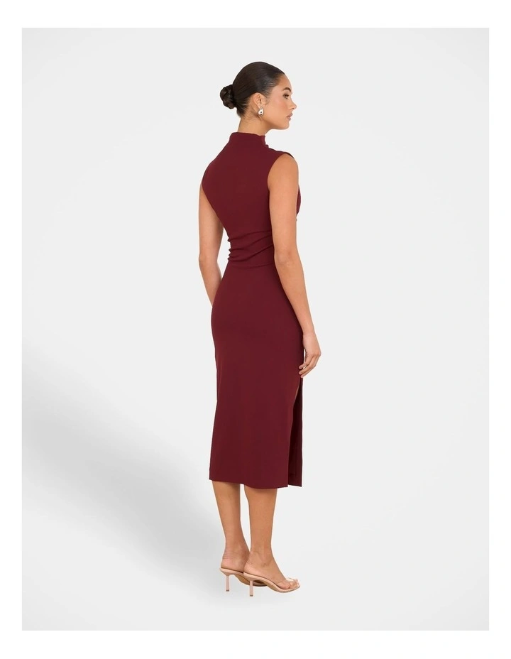 Xandria High Neck Midi Dress image 3
