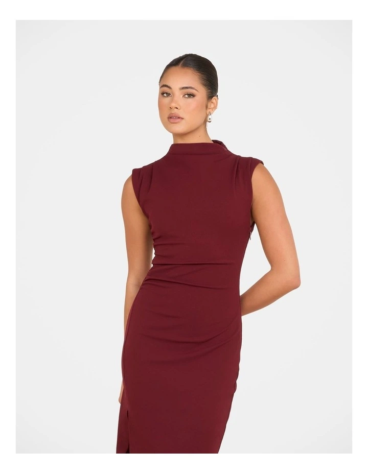 Xandria High Neck Midi Dress image 4