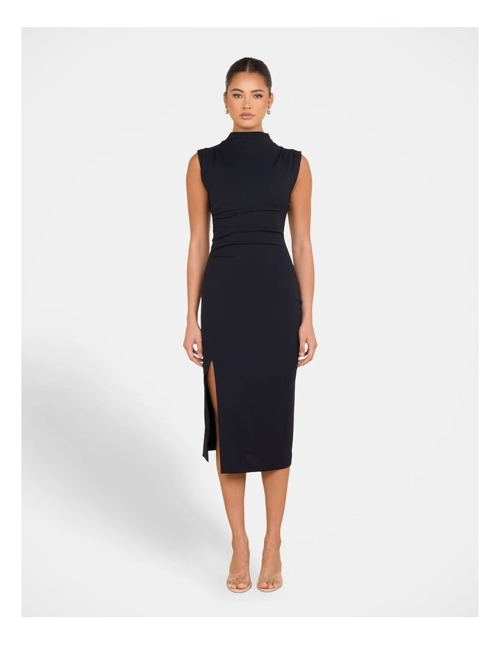 Xandria High Neck Midi Dress image 5