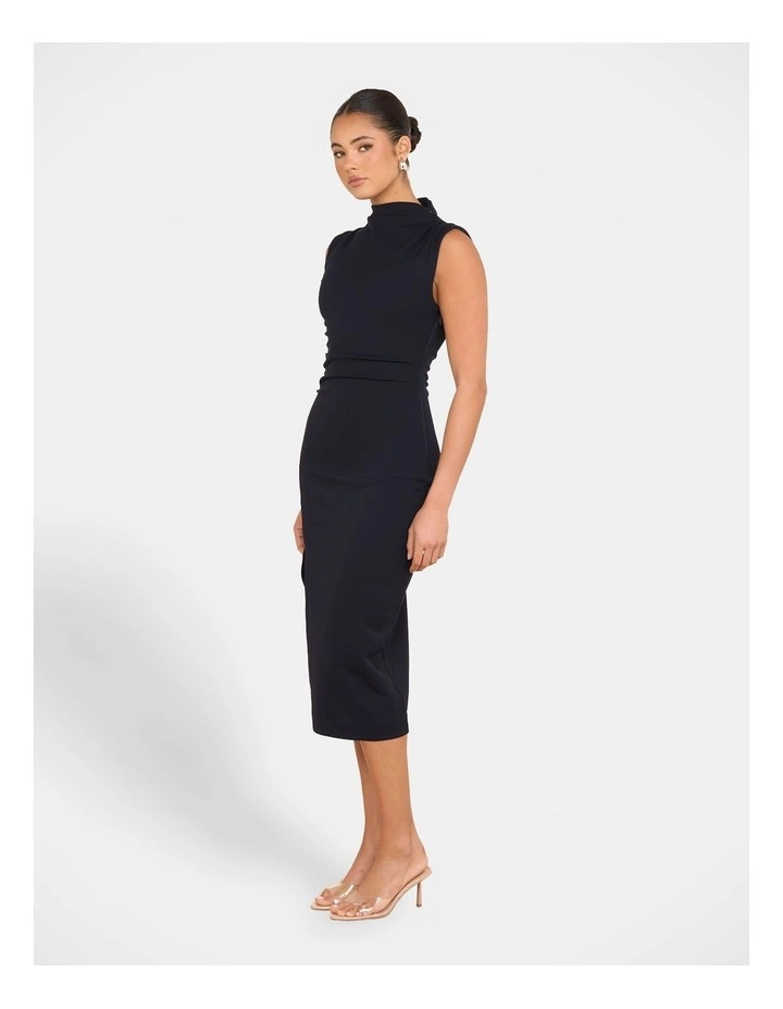 Xandria High Neck Midi Dress image 3
