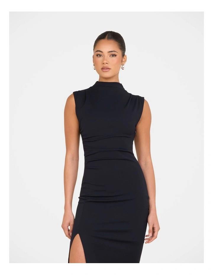 Xandria High Neck Midi Dress image 4