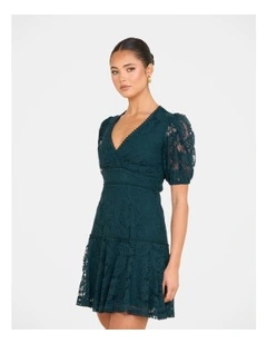 Ellaria Puff Sleeve Mini Dress