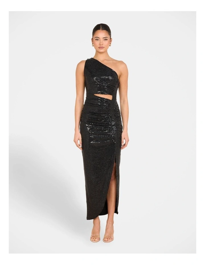 Fran One Shoulder Drape Maxi image 1
