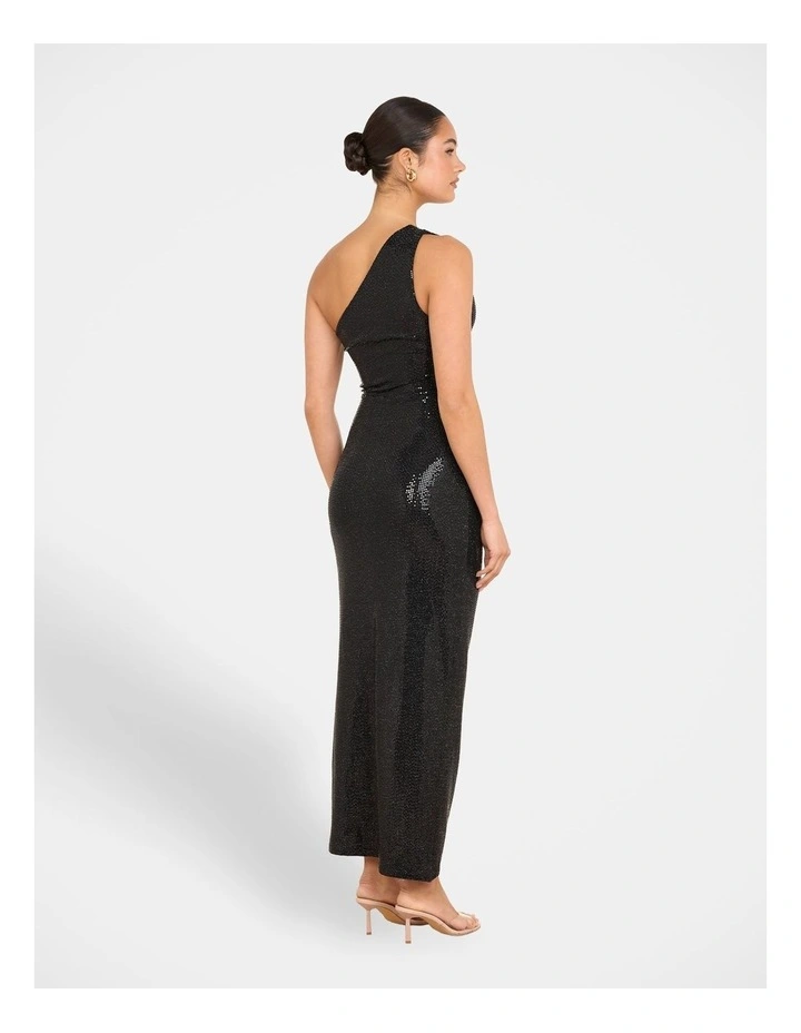Fran One Shoulder Drape Maxi image 2
