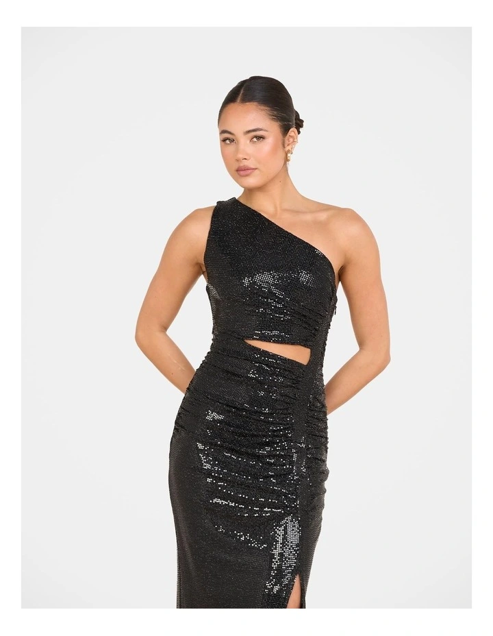 Fran One Shoulder Drape Maxi image 4