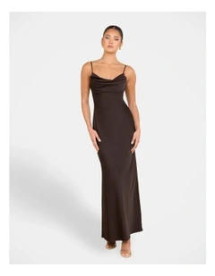 Dannii Sweetheart Gown in Brown