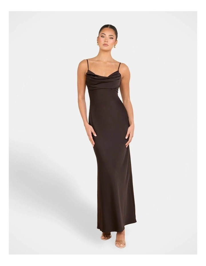 Dannii Sweetheart Gown in Brown image 1