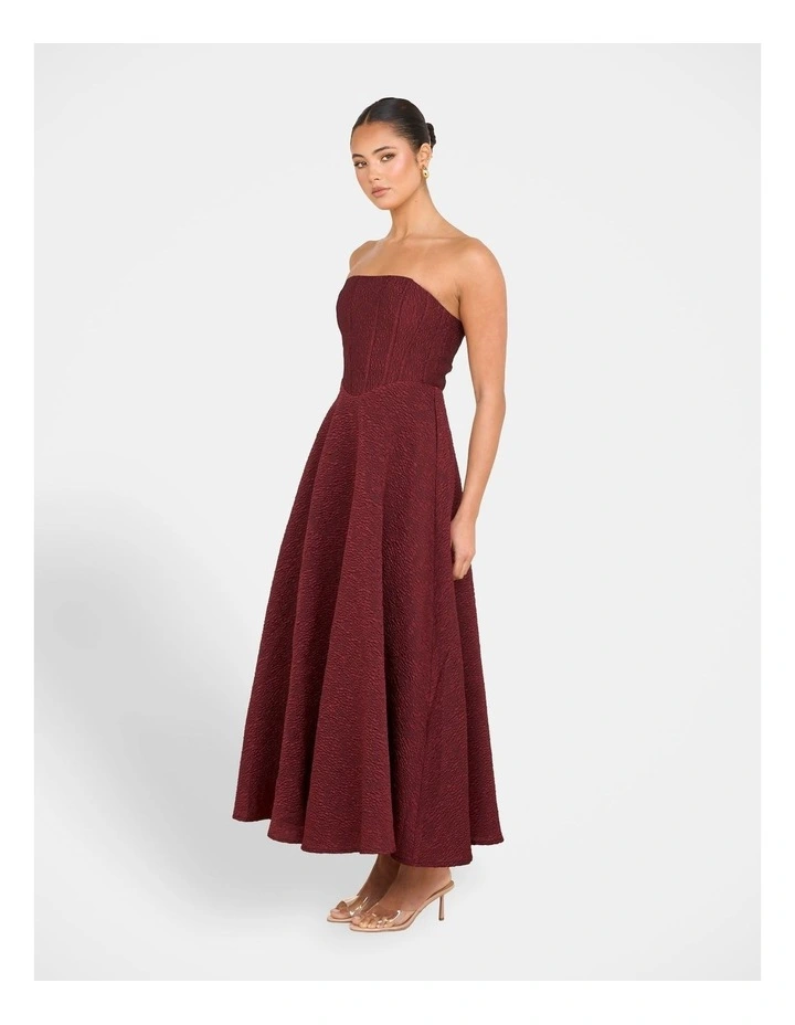 Ita Strapless Midi Dress image 3