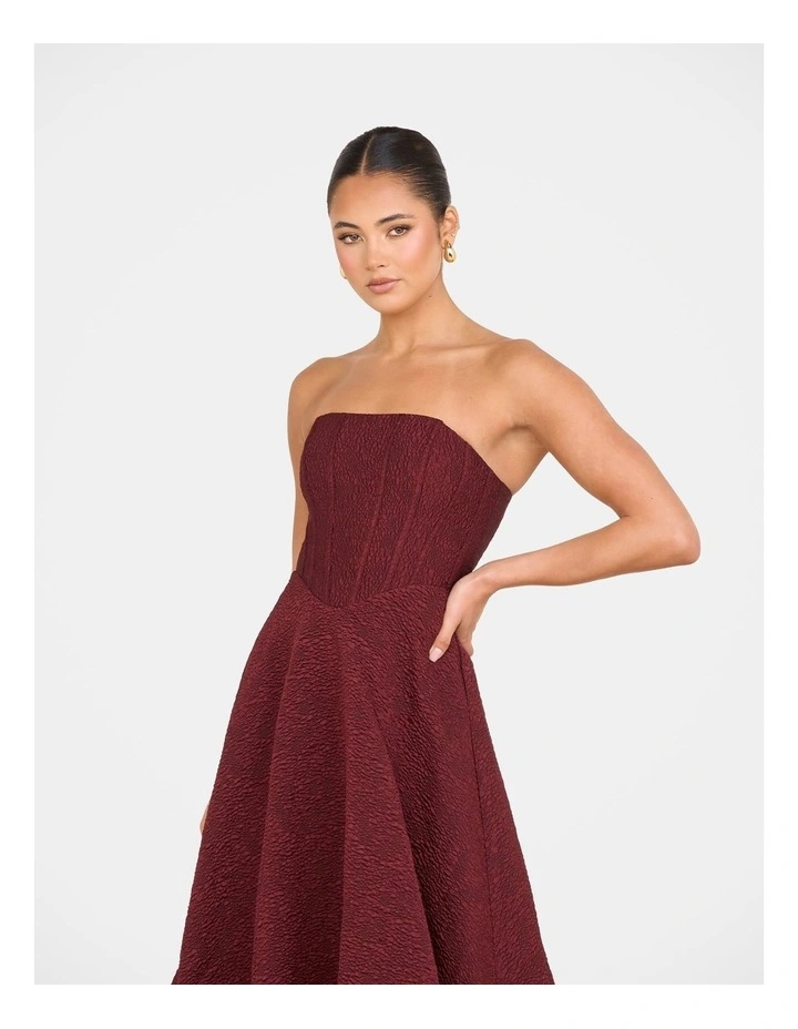 Ita Strapless Midi Dress image 4