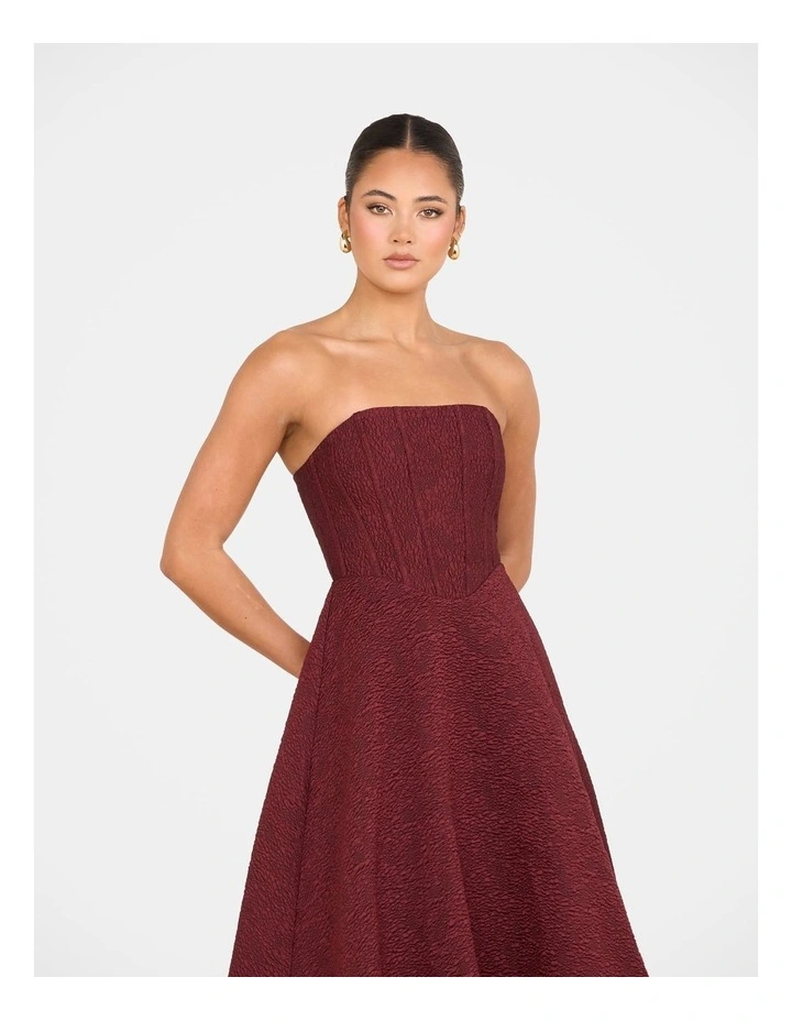Ita Strapless Midi Dress image 5