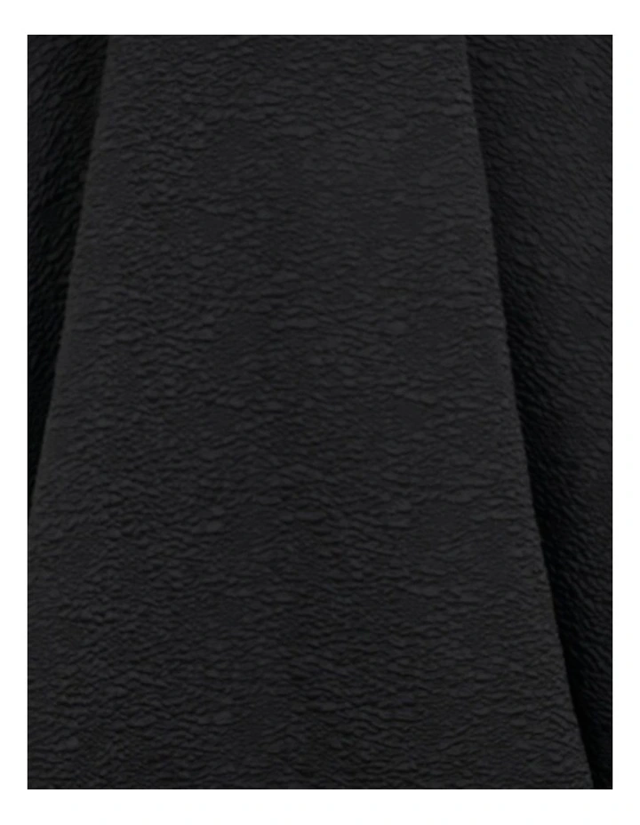 Monarch High Neck Midi Dress in Black image 6