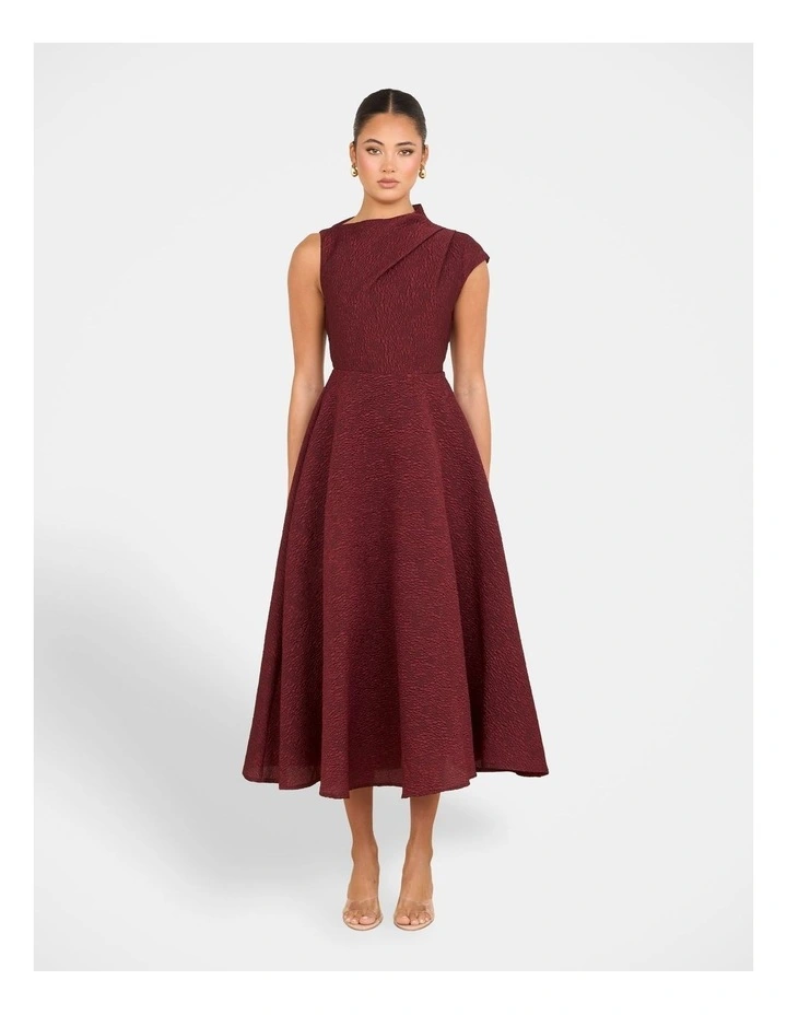 Monarch High Neck Midi Dress image 1