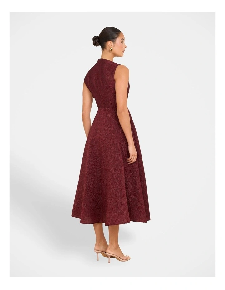 Monarch High Neck Midi Dress image 2