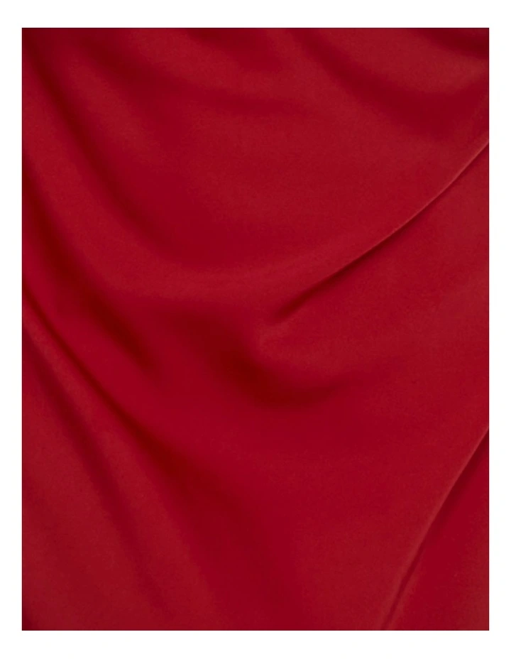 Niala Halter Satin Maxi Dress image 6