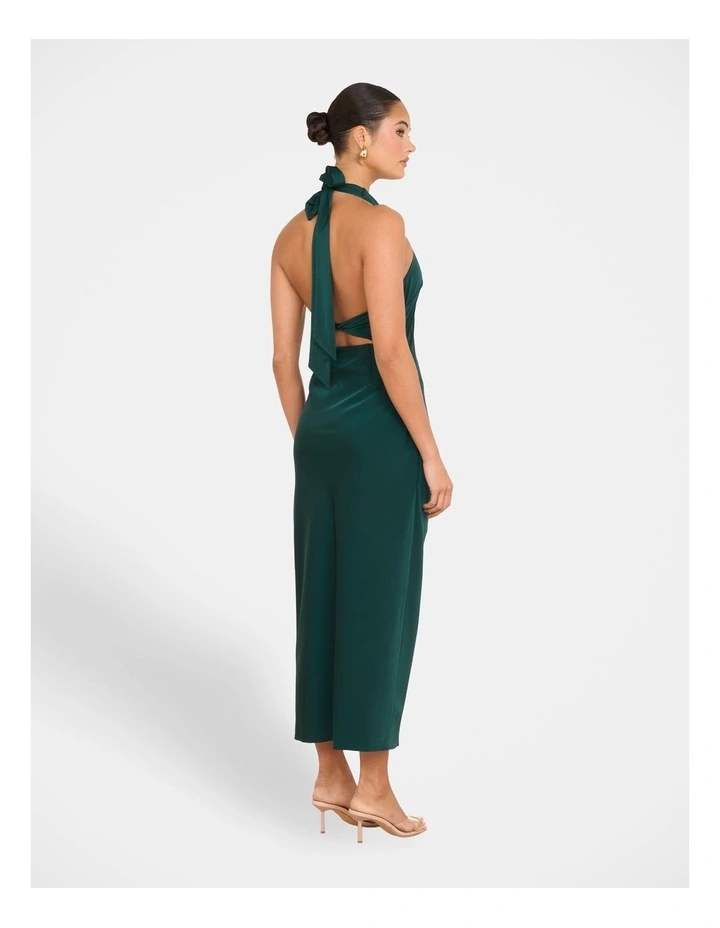 Niala Halter Satin Maxi Dress image 2