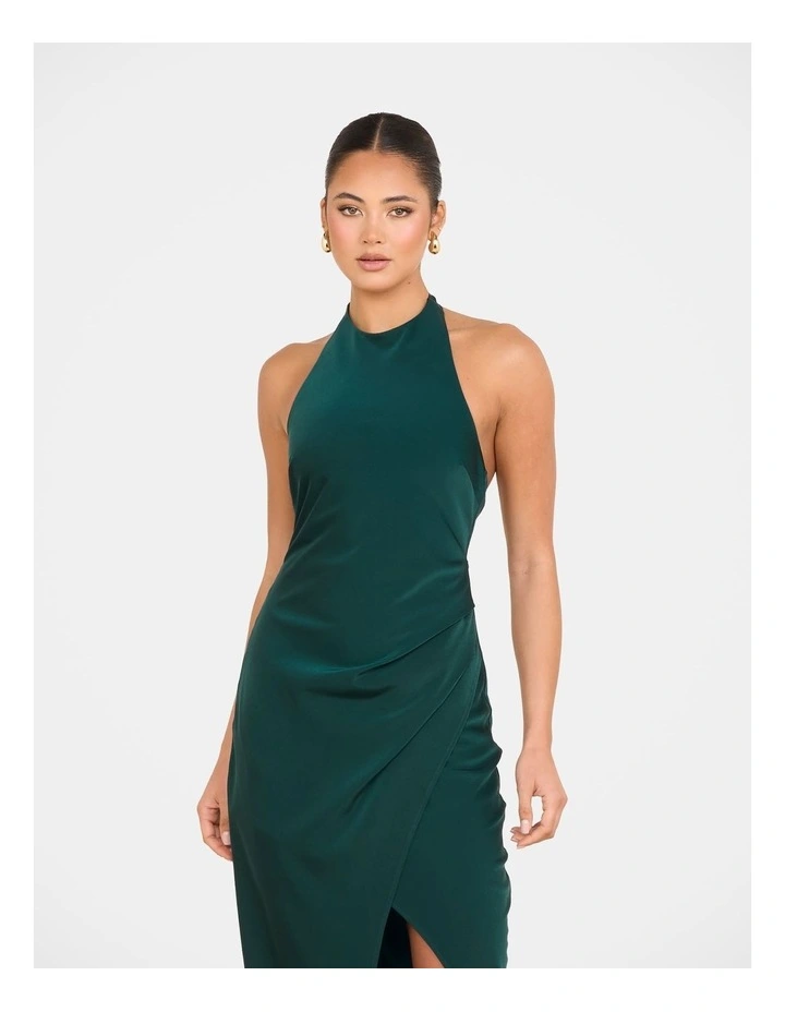 Niala Halter Satin Maxi Dress image 5