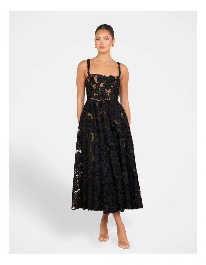 Hermione A-line Midi Dress image 1
