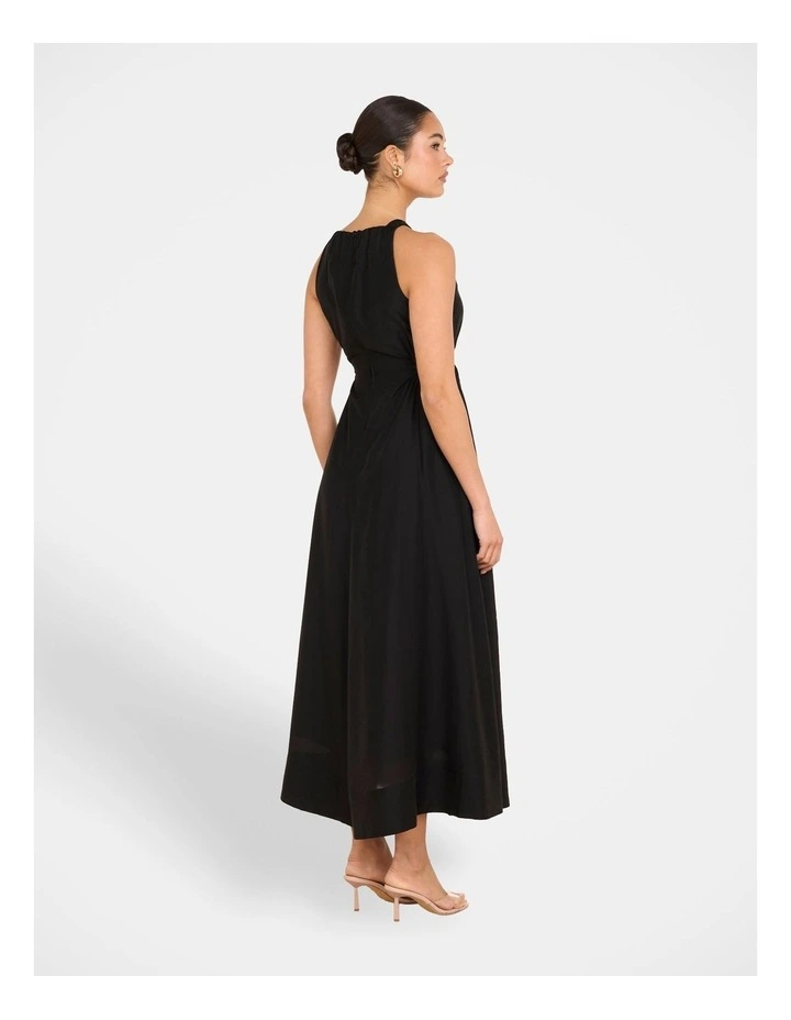 Alberta Cut Out Maxi Dress in Black image 2