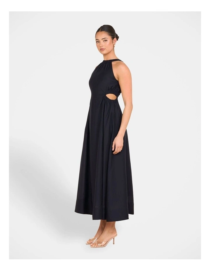 Alberta Cut Out Maxi Dress in Blue image 5