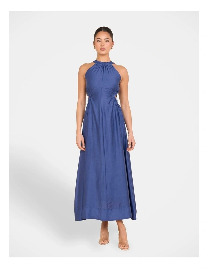 Alberta Cut Out Maxi Dress in Green image 2