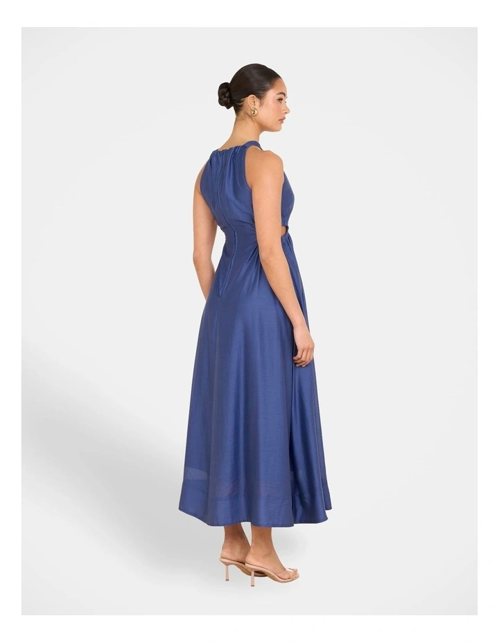 Alberta Cut Out Maxi Dress in Green image 5