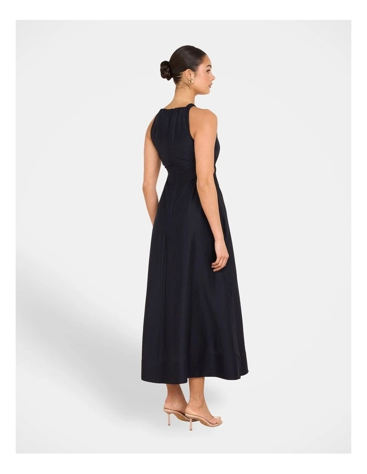 Alberta Cut Out Maxi Dress in Blue image 3