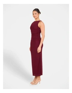 Kenny High Neck Maxi Dress in Black