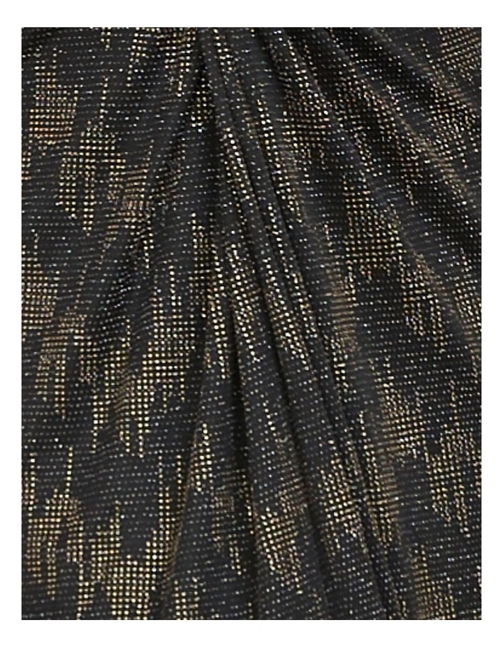 Laurentian  V-neck Gown in Black image 6