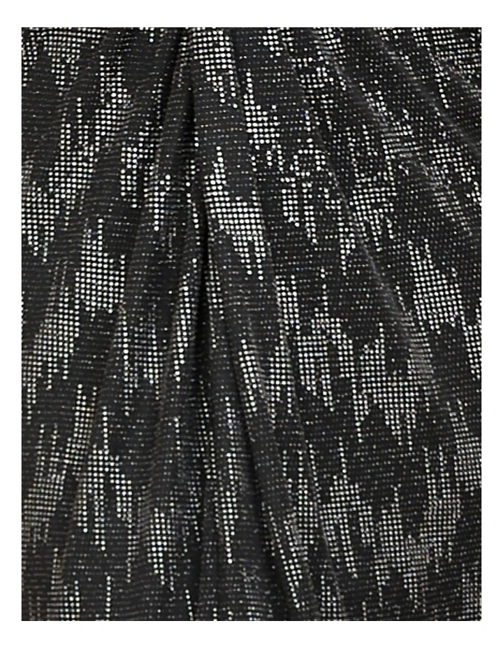 Laurentian  V-neck Gown in Black image 6